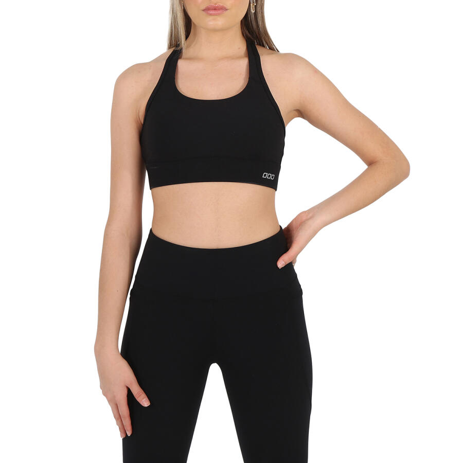 Lorna Jane Ladies Black Compress And Compact Sports Bra Cover