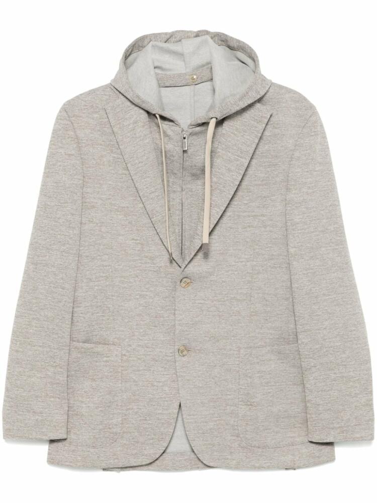 Boggi Milano mélange-effect blazer - Neutrals Cover