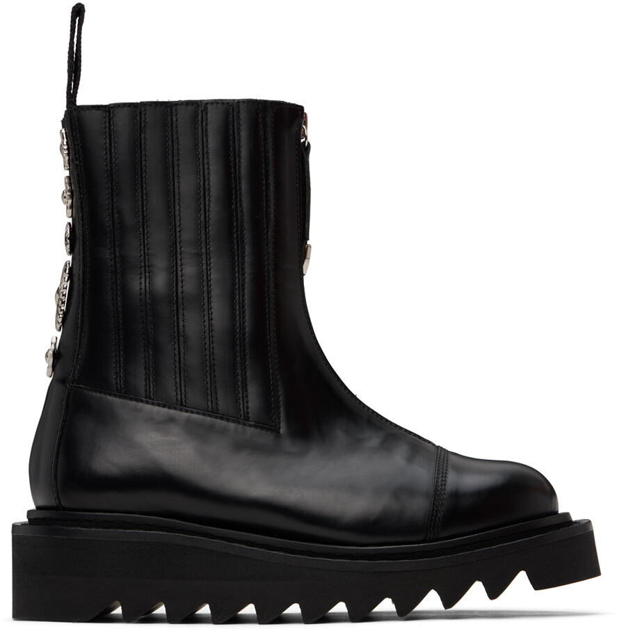 Toga Pulla SSENSE Exclusive Black Chelsea Boots Cover