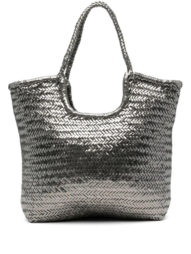 DRAGON DIFFUSION NS Diagonal Triple Jump shoulder bag - Silver Cover