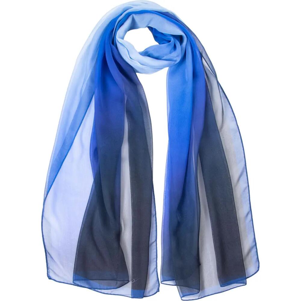 Elizabetta Sophia - Silk Scarf/Shawl for Women in Cobalt Blue Cover