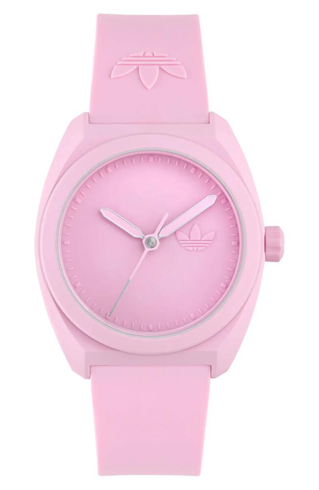 adidas AO Street Resin Strap Watch in Pink Cover