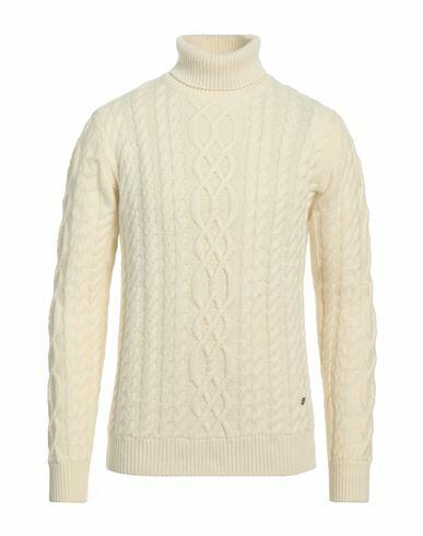 Havana & Co. Man Turtleneck Off white Wool, Polyamide Cover