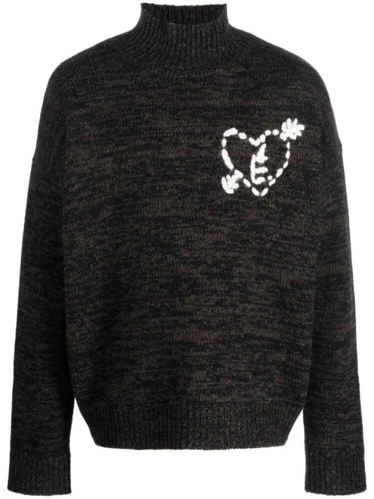 Etudes Quartier Mouline wool jumper - Black Cover