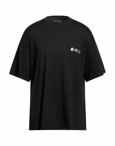 Berna Man T-shirt Black Cotton Cover