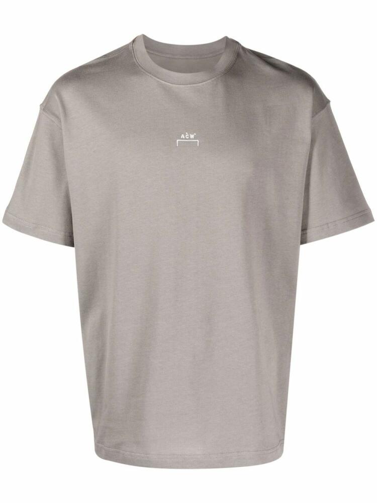 A-COLD-WALL* embroidered logo T-shirt - Grey Cover