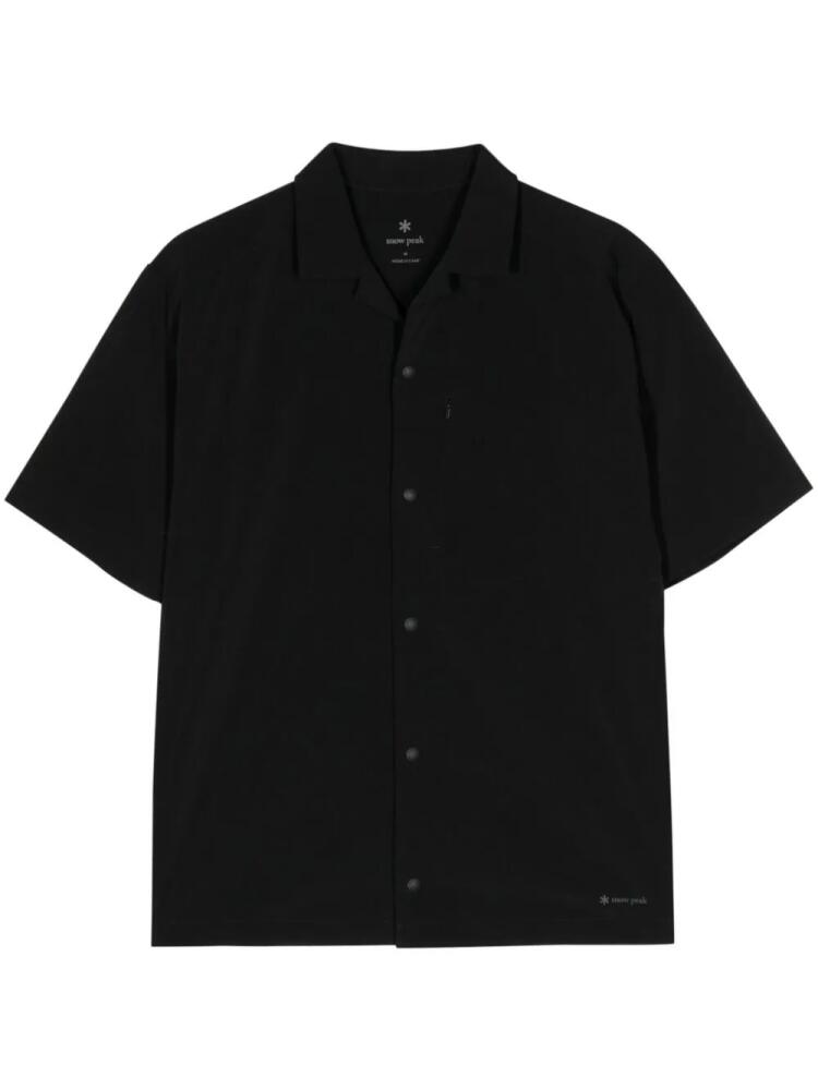 Snow Peak camp-collar shirt - Black Cover