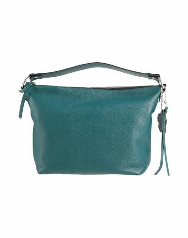 Gianni Notaro Woman Handbag Deep jade Calfskin Cover