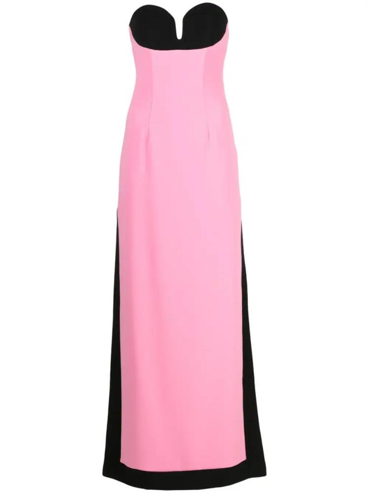 V:PM ATELIER Opal colourblock gown - Pink Cover