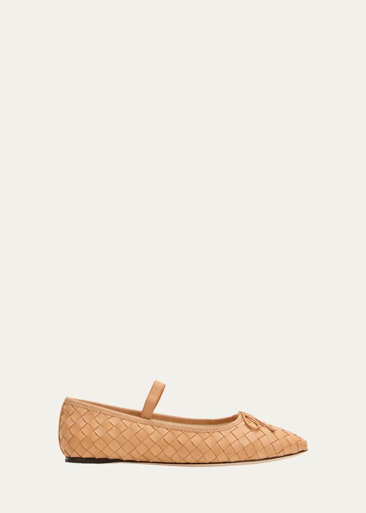 Loeffler Randall Leonie Woven Leather Ballerina Flats Cover