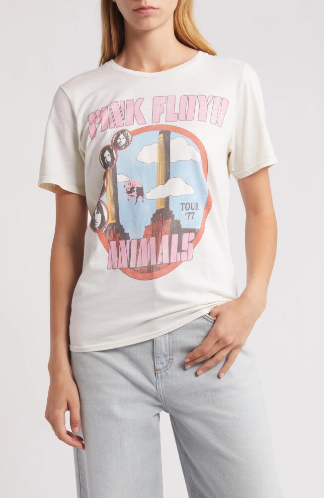 Philcos Pink Floyd Animals Oversize Cotton Graphic T-Shirt in Natural Cover