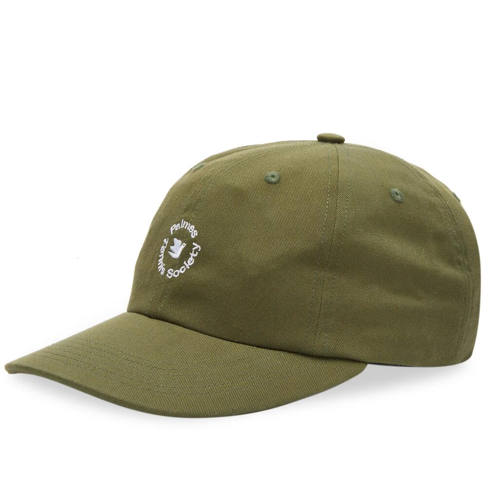 Palmes Men's Circle 6-Panel Cap in Olive Cover