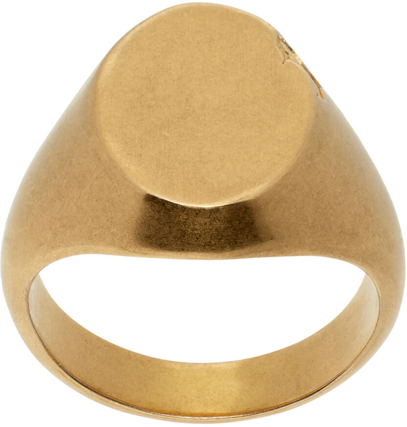 MM6 Maison Margiela Gold Signet Ring Cover