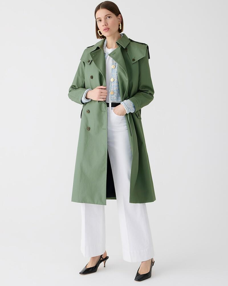 J.Crew Petite double-breasted trench coat Cover