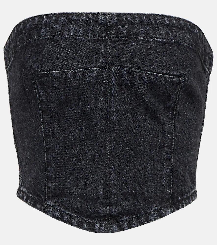 Stella McCartney Denim bustier top Cover