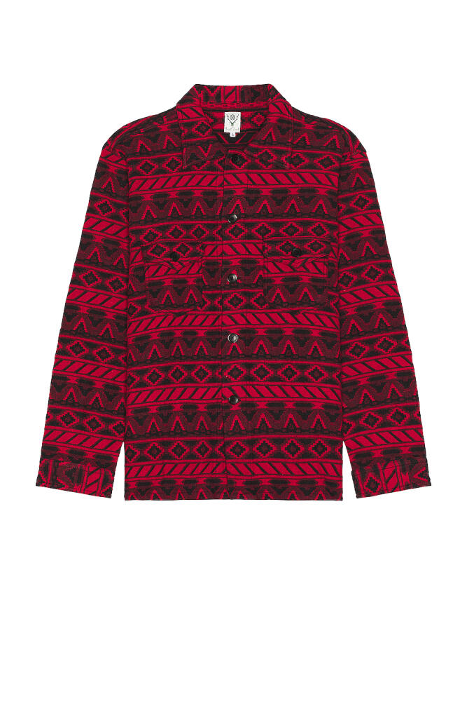 South2 West8 Smokey Shirt in Red Cover