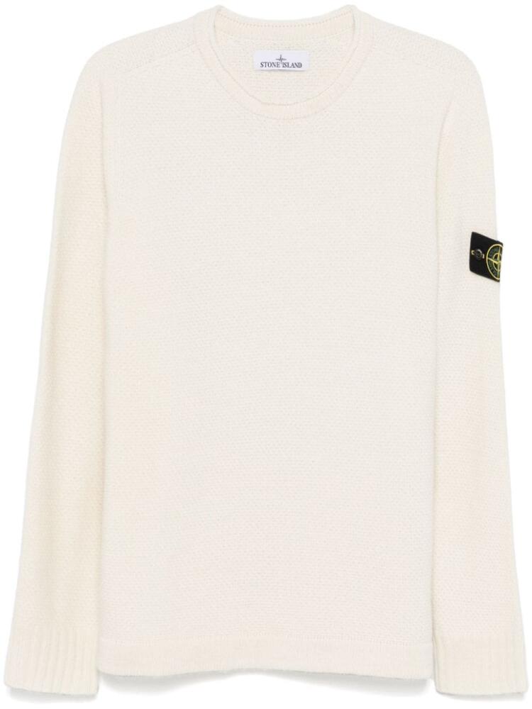 Stone Island Compass-badge jumper - Neutrals Cover