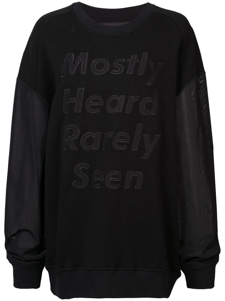 Mostly Heard Rarely Seen A Strange Day sweatshirt - Black Cover