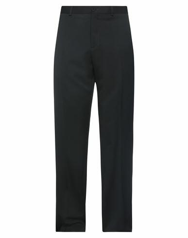 Dior Homme Man Pants Black Virgin Wool Cover