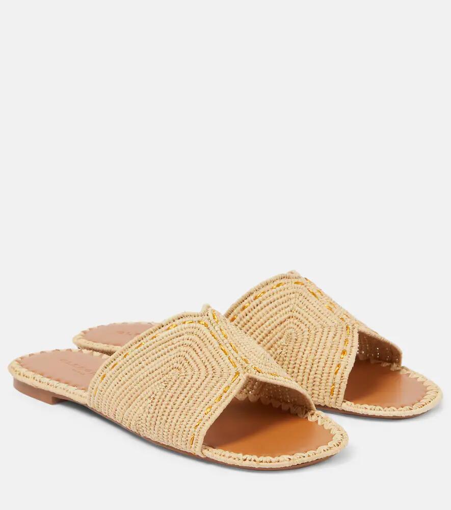 Clergerie Ineni raffia slides Cover