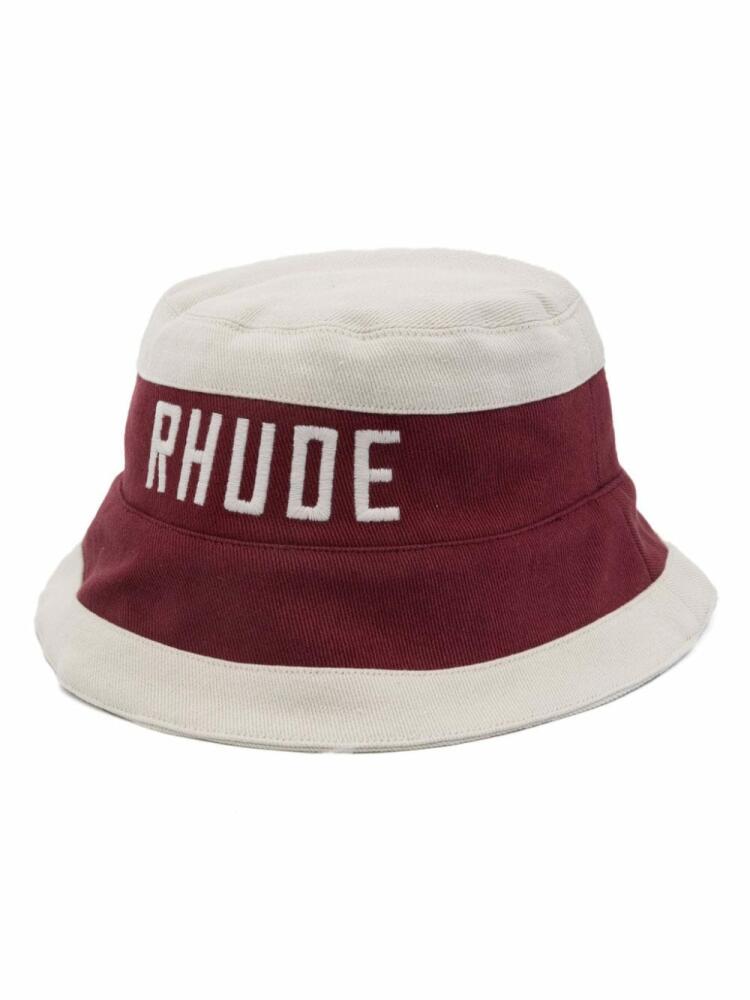 RHUDE Chamonix bucket hat - White Cover