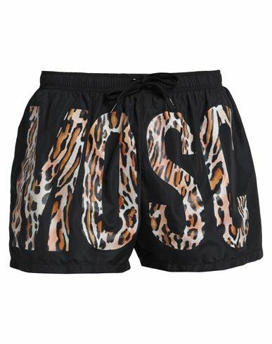 Moschino Man Swim trunks Black Polyester Cover