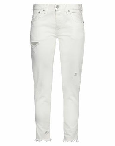 Moussy Woman Jeans White Cotton Cover