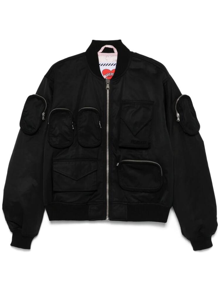 Fiorucci multiple-pockets bomber jacket - Black Cover