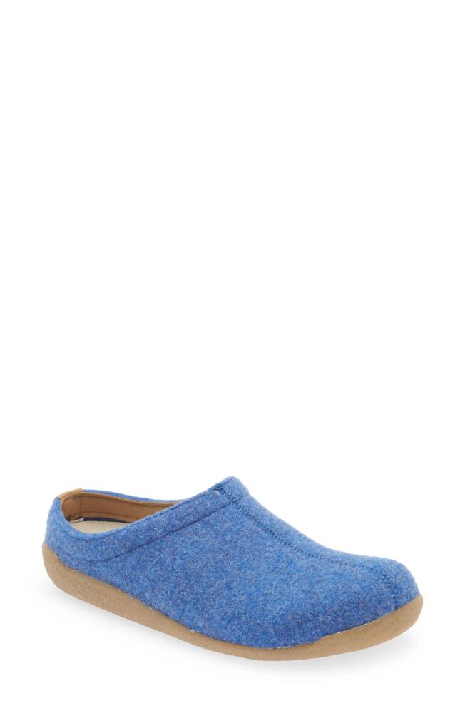 Sanita Lodge Wool Felt Slipper in Jeans Cover