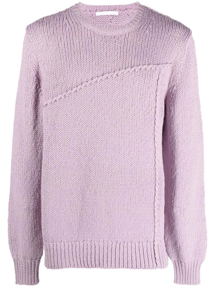 Helmut Lang seamed knitted jumper - Pink Cover