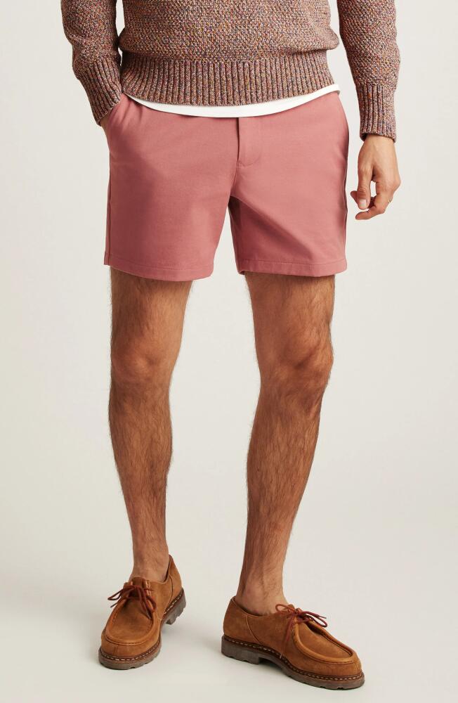 Bonobos Washed Stretch Cotton Chino Shorts in Withered Rose Cover