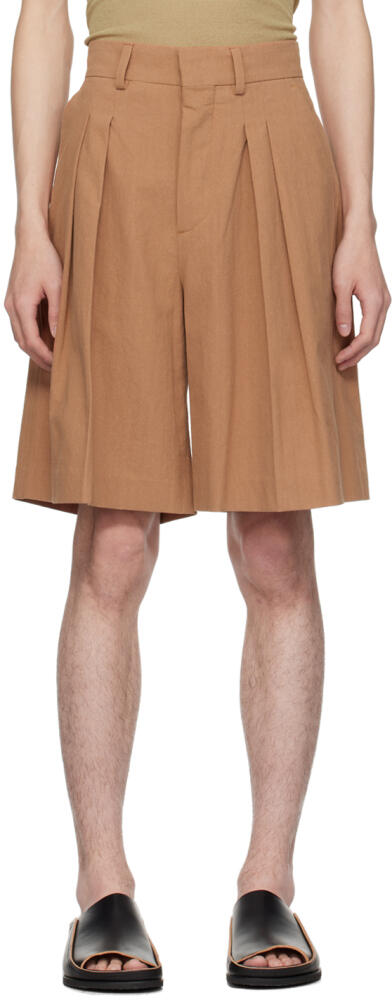 Nanushka Tan Carsten Shorts Cover