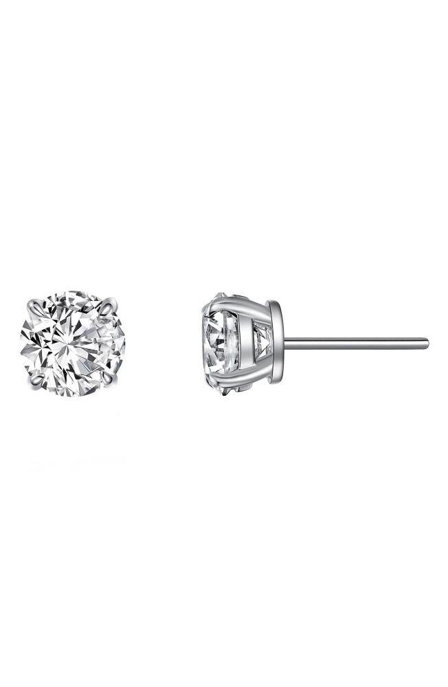 Lafonn Simulated Diamond Solitaire Stud Earrings in White Cover