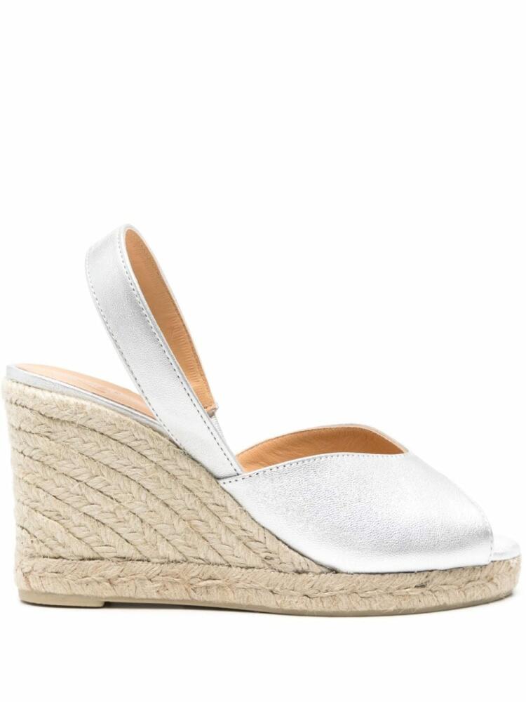 Castañer Brisa 90mm espadrilles - Silver Cover