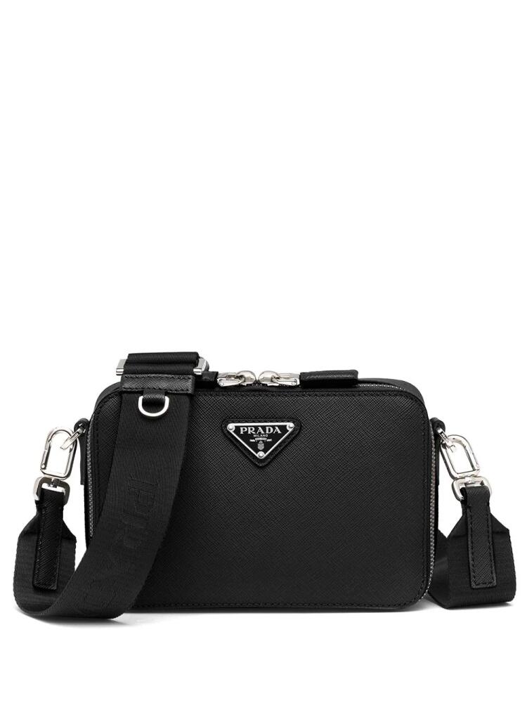 Prada pouch detail messenger bag - Black Cover