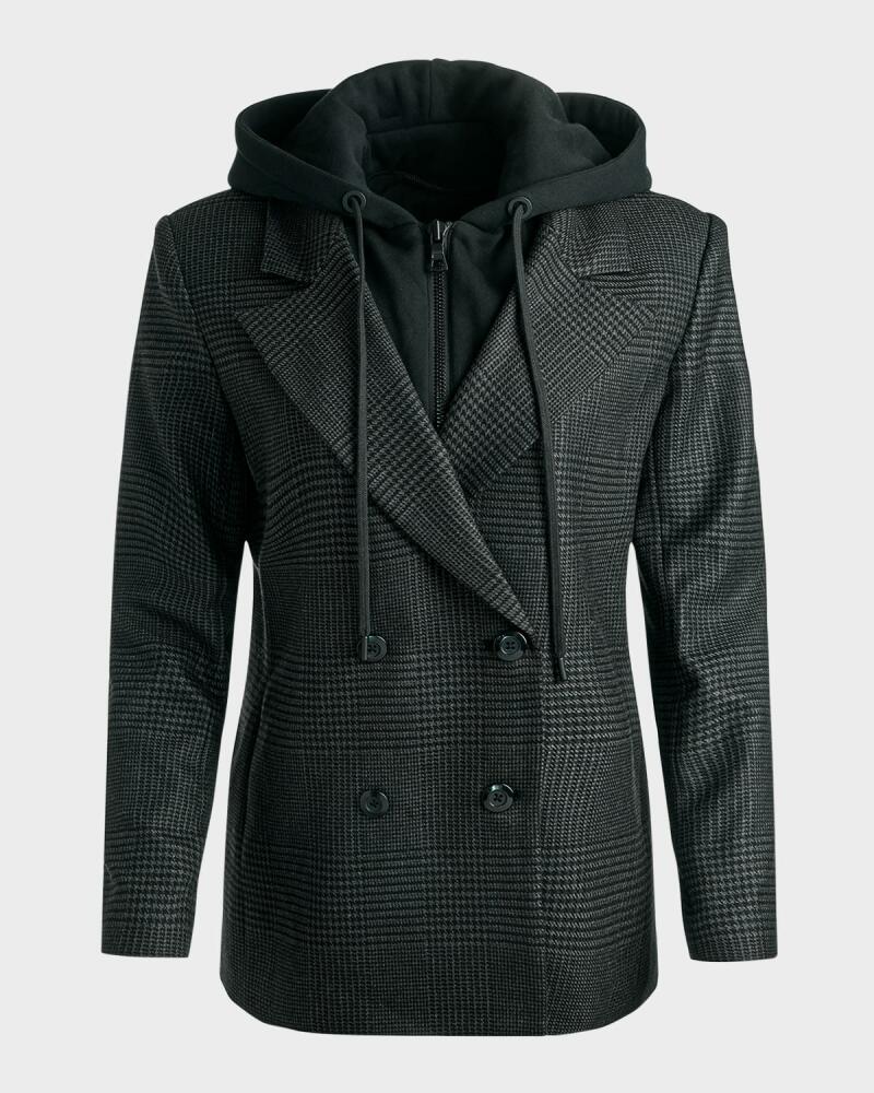 Alice + Olivia Jordan Blazer with Removable Hood Cover