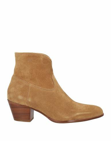 Polo Ralph Lauren Woman Ankle boots Camel Leather Cover