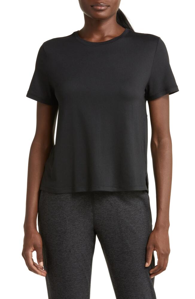 Zella Restore Soft Lite Relaxed Tee in Black Cover