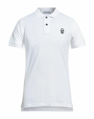 Trussardi Collection Man Polo shirt White Cotton Cover