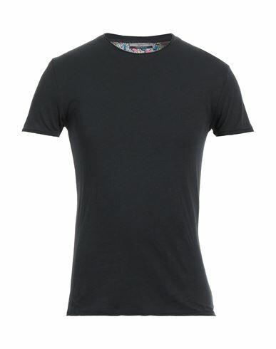 Yes Zee By Essenza Man T-shirt Black Cotton Cover