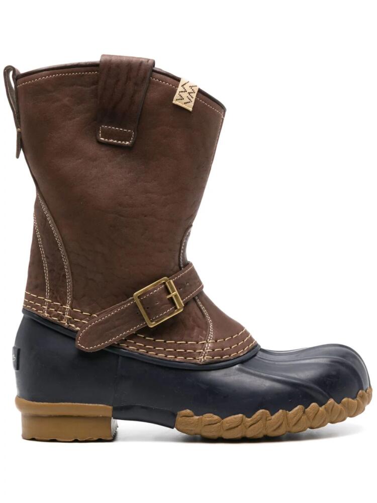 visvim Decoy D nubuck boots - Brown Cover