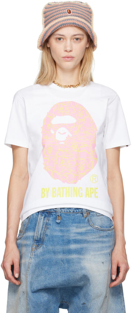 BAPE White Neon Camo By Bathing Ape T-Shirt Cover