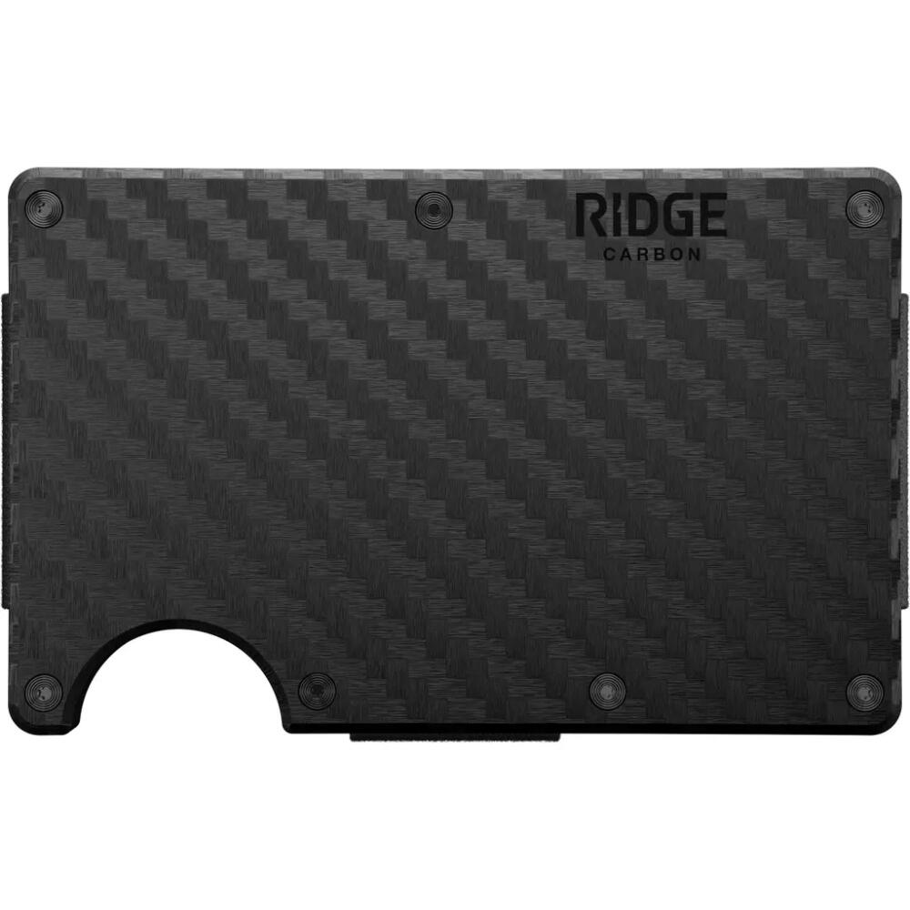 the Ridge RIDGE WALLET - Carbon Fiber 3K Money Clip Cover