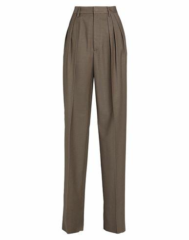 Dsquared2 Woman Pants Khaki Wool, Polyester, Viscose, Elastane Cover