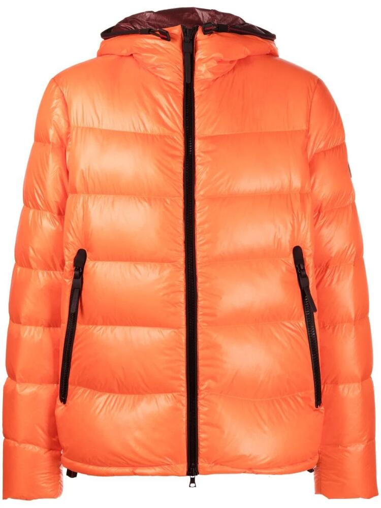 Peuterey hooded zip-up padded jacket - Orange Cover