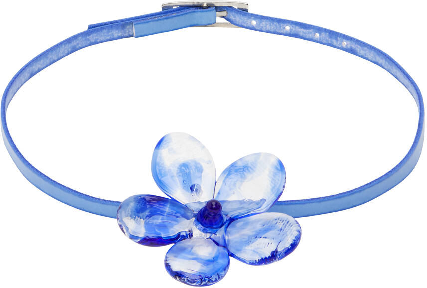 LEVENS JEWELS Blue Maxi Flor Belt Necklace Cover