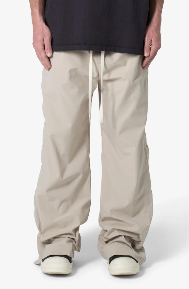 mnml Oversize Side Snap Nylon Pants in Tan Cover