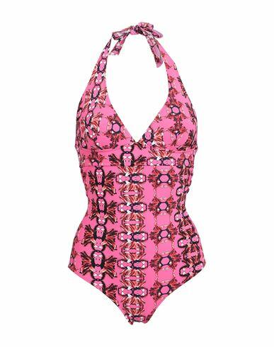 M Missoni Woman One-piece swimsuit Fuchsia Polyamide, Elastane Cover