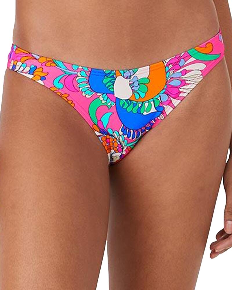 kate spade new york Printed High Cut Bikini Bottoms Cover