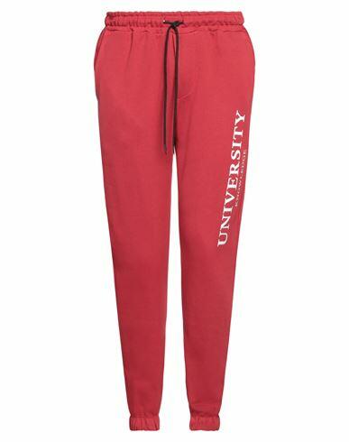 Massimo Sabbadin Man Pants Red Cotton Cover